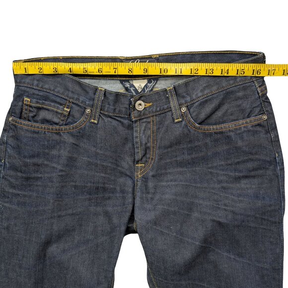 Lucky Brand Riley Slouchy Skinny Jeans Womens Blue Cotton Denim Size 8 / 29 - Picture 7 of 10